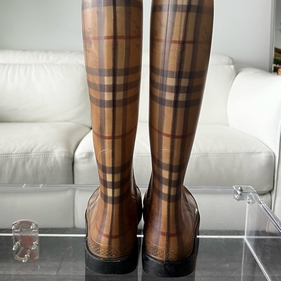 BURBERRY NOVA CHECK RAINBOOTS - Picture 4 of 10